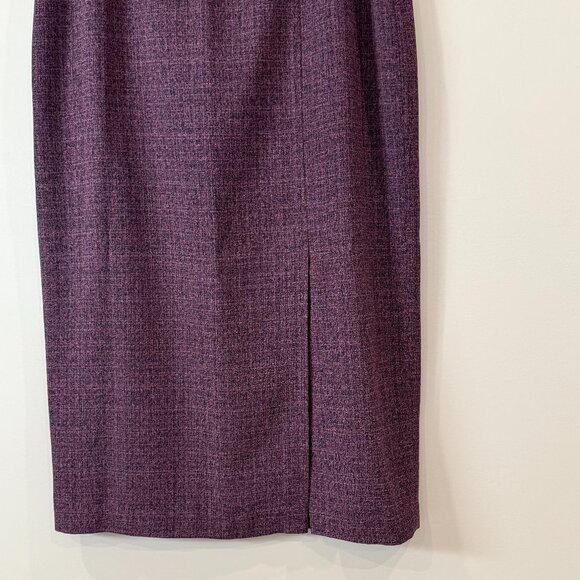 Jessica Petites Pencil Skirt Purple/Black 16P - Picture 2 of 7